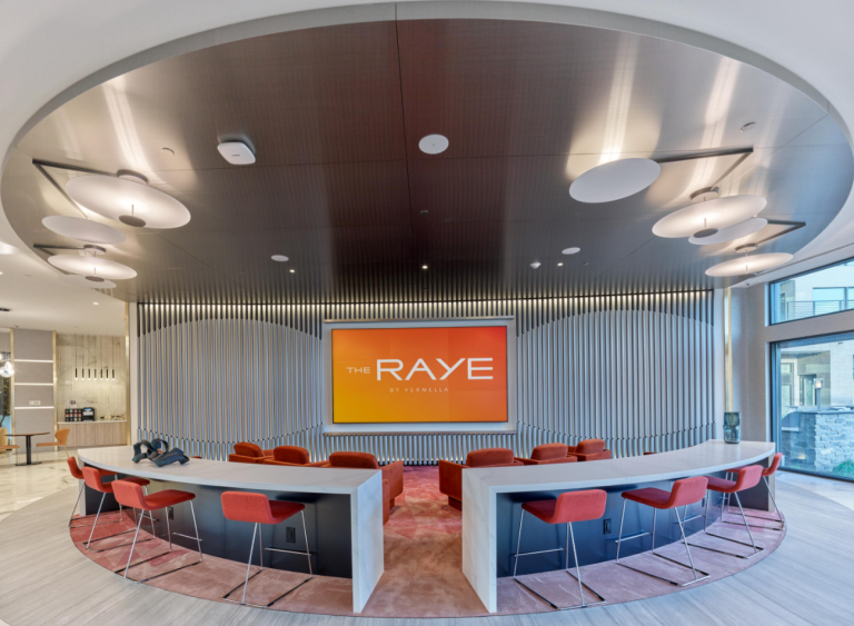The Raye by Vermella, New Brunswick, NJ, Multifamily, Media Wall