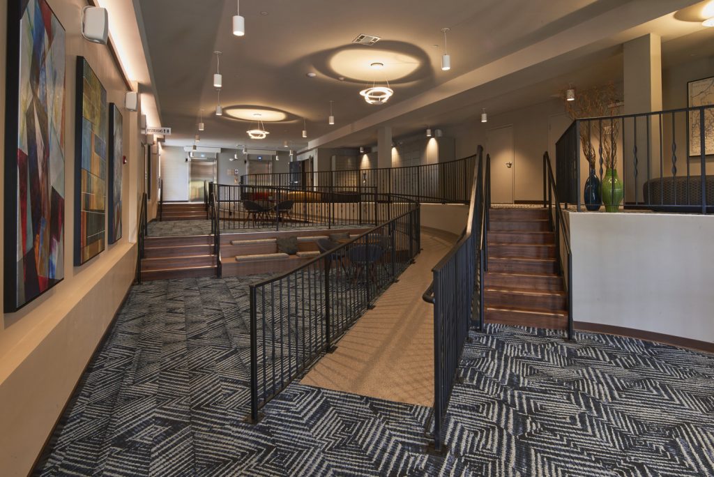 The Valley at Penn State, Lobby Stairway