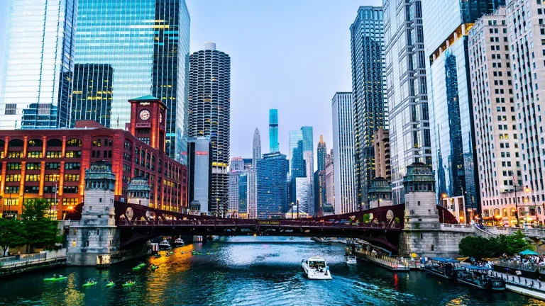 CDG Chicago Riverwalk Skyline